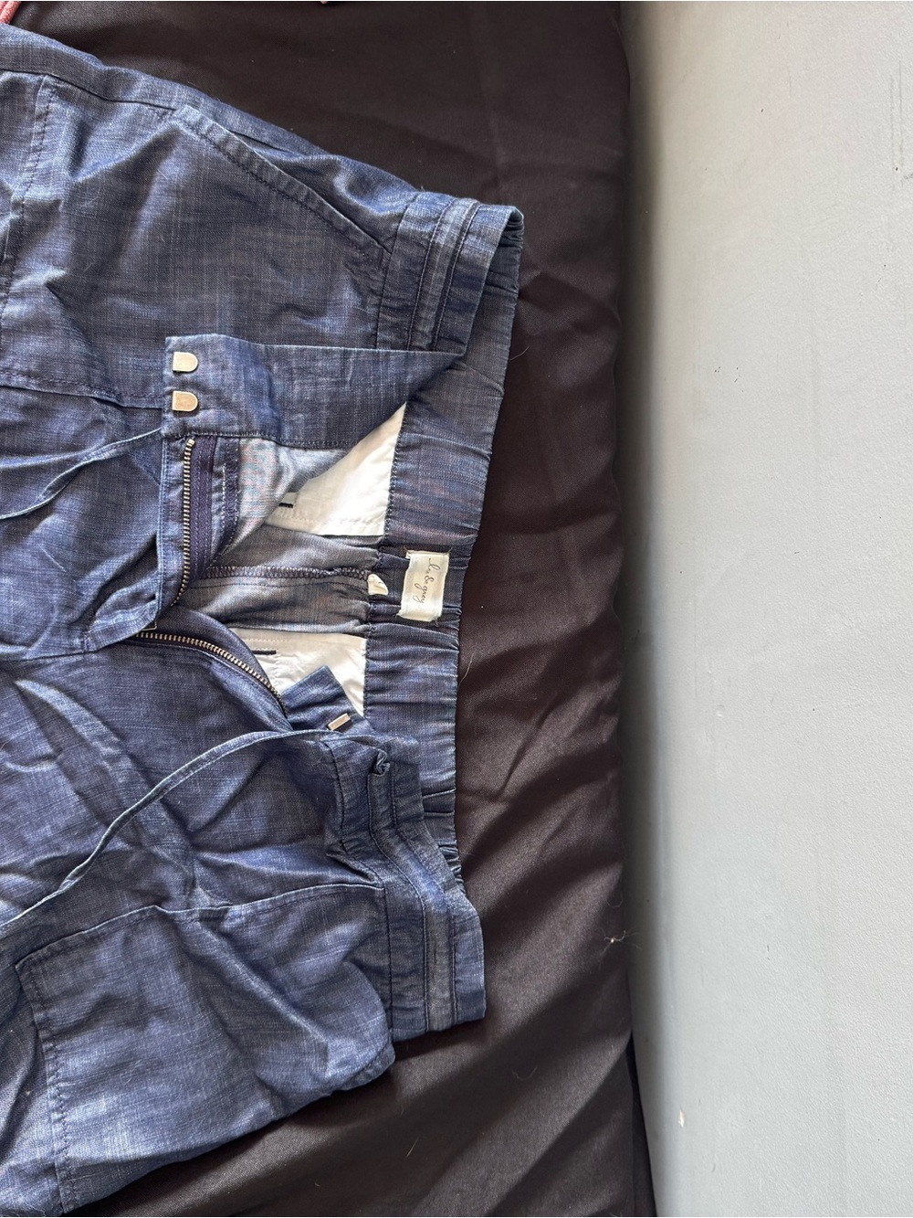 Lou & Grey Indigo Blue Jean Shorts